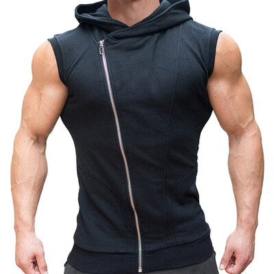 

MECH-ENG Mens Hoodies sweatshirt Sleeveless Workout Gym Vest Bodybuilding Muscle Casual Tank Top 7335
