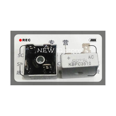 

Free shipping 10PCS/LOT KBPC3510 35A1000V Bridge Rectifier Square Best quality