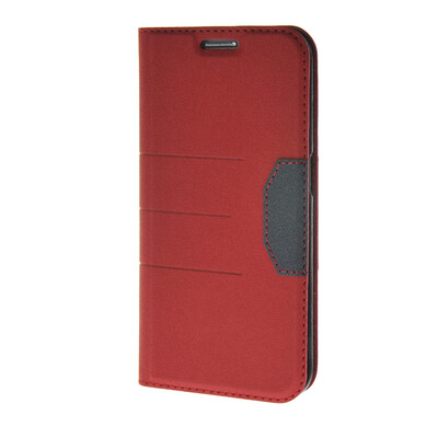 

MOONCASE Fashion Leather Side Flip Wallet Card Holder Stand Pouch Case Cover for Samsung Galaxy S6 Edge Red