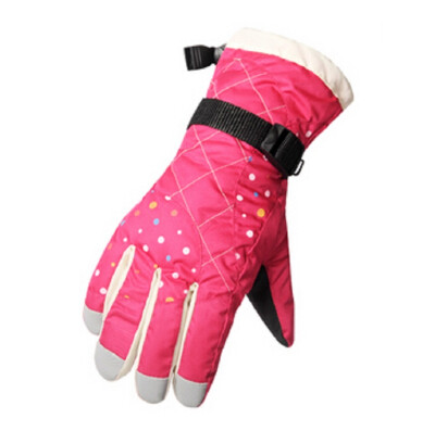 

AUNIJIE Water Repellent Thermal Women Girls Winter Ski Gloves Snowboard Snowmobile Motorcycle Cycling Outdoor Sports Gloves