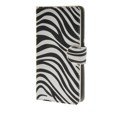 

MOONCASE Zebra style Leather Side Flip Wallet Card Slot Stand Pouch чехол для Huawei Ascend Y635 a07