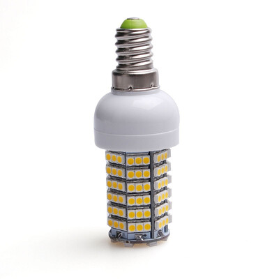 

E14 138SMD 3528 LED bulb warm white light lamp AC 220V 35W