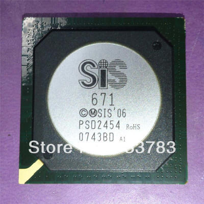 

1pcs/lot SIS671 integrated chipset 100% new Lead-free solder ball Ensure original not refurbished or teardown
