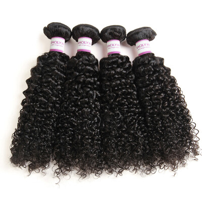 

Racily Hair Peruvian Jerry Curly Hair 4 Bundles Unprocessed Virgin Hair Peruvian Kinky Curly Weave Human Hair Bundles