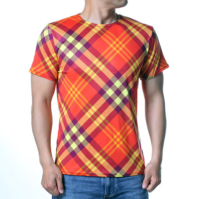 

Mens Fashion Summer Lattice Short Sleeve Shirt