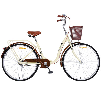 

Phoenix Phoenix City Mens&Womens General Commuter Car Bicycle Pisces 26 Inch Beige
