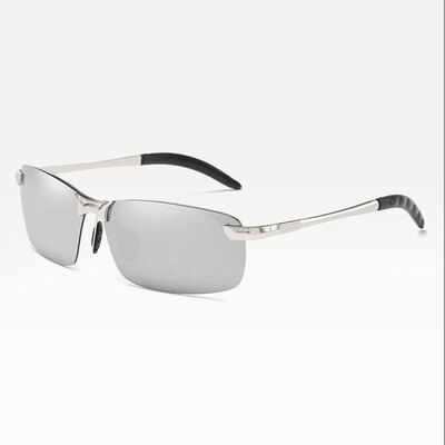

Солнцезащитные очки поляризованные спортивные мужские, серебро