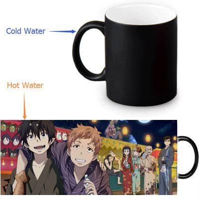 

Ao no Exorcist 350ml12oz Heat Reveal Mug Color Change Coffee Cup Sensitive Morphing Mugs Magic Mug Milk Tea Cups