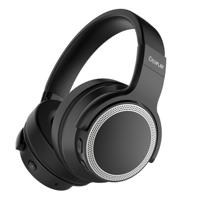 

iDeaPlay V206 Actice Noise Cancelling Bluetooth Headphones Over Ear Wireless Headset Built-in Mic HiFi Sound 28 Hours Playback