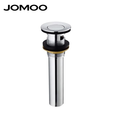 

JOMOO Strainer Chrome Finish Stainless Steel Basin Vessel Sink Pop Up Drain Washbasin Push-down Pop Up Drainer