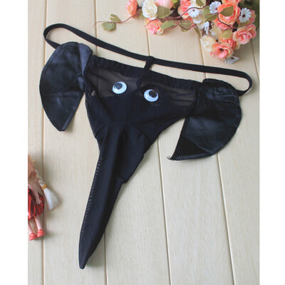 

Charms Lingerie Mens Elephant Design G-string T-back Male Thongs Underwear Pants