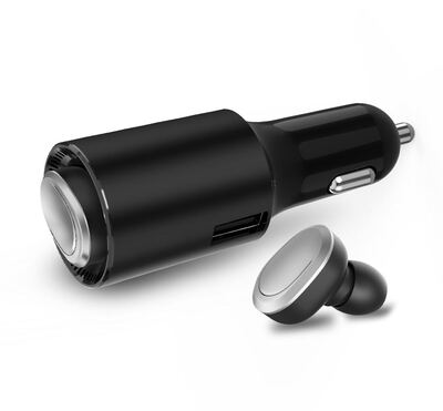 

V1 Wireless Bluetooth Car Earphone Bluetooth Handfree Call Headset&Car Charger 2 in 1 headphone