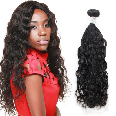

Nami Hair Water Wave Brazilian Virgin Human Hair Weave Extensions 4 Bundles 10"-28" Brazilian Hair Weave Bundles