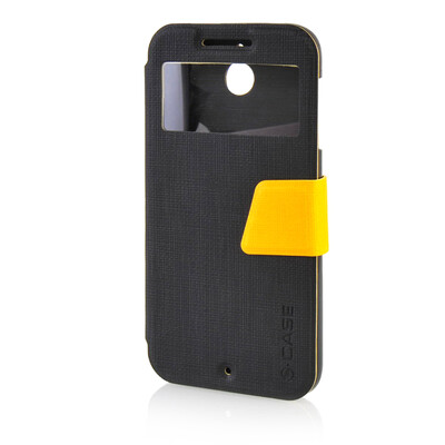 

MOONCASE Ultra Slim Leather Side Flip Pouch Stand Thin Shell Back ЧЕХОЛ ДЛЯ HTC Desire 510 Black