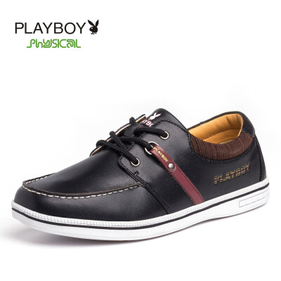 

PLAYBOY brand Sport casualSoft soleLeather sneakersMens shoes