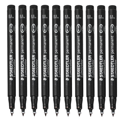 

Staedtler Staedtler F318-9 oily marker pen disc pen 06mm black 10 loaded