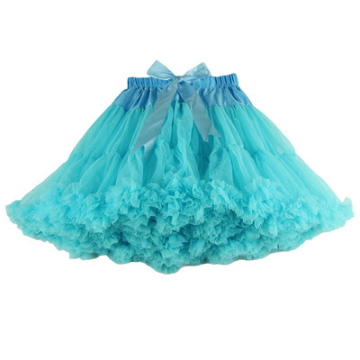 

Buenos Ninos Women Tutu Skirt Double Layer Midi Pettiskirt
