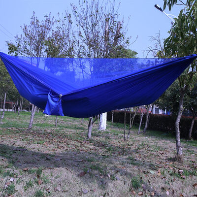 

Automatic speed double parachute deployment mosquito hammock 290140 with wind rope nail