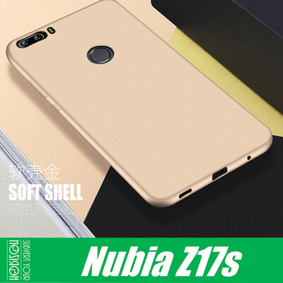 

Корпус телефона NOZIROH для Nubia Z17S Мягкая силиконовая TPU задняя крышка