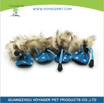 

4pcs Waterproof Winter Pet Dog Shoes Anti-slip Rain Snow Boots Footwear Thick Warm For Small Cats Dogs Puppy Dog Socks Booties