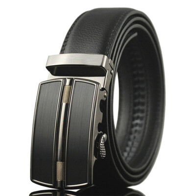 

Fashion Designers Men Automatic Buckle Leather Luxury Belts Business Male Alloy Buckle Belts For Men Ceinture Homme