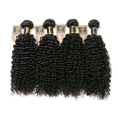 

Yavida Hair Indain Curly Virgin Hair 4 Bundles Indian Virgin Hair Cheap Human Hair Weave Bundles Indian Curly Hair