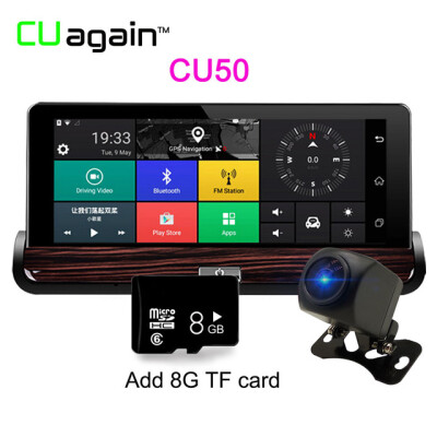 

CU50 DVR 7 "Touch Android Car Camera 3G WIFI Зеркало заднего вида DVR GPS Автомобильный видеорегистратор Dash Camera FHD 1080P Dual Lens