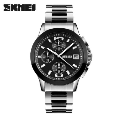 

SKMEI 9126 Mannen Business Stopwatch 30  Waterdichte Klok 2017 Top Mens Quartz Horloges Casual Relogio Masculino Casual horloges