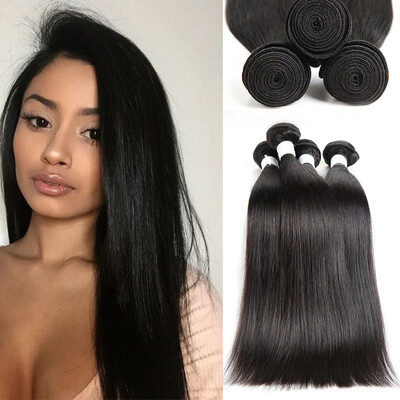 

Malaysian Straight Hair Weave 7a Grade Virgin Unprocessed Human Hair 3 Bundle Straight