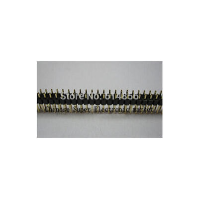 

200pcs 254mm 2x40 Pin Male Double Row Pin Header Strip