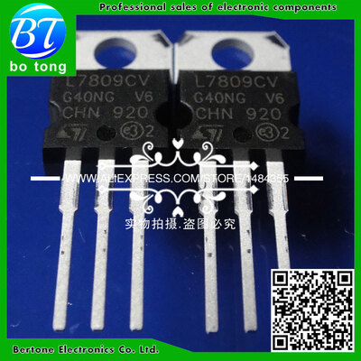 

10PCS L7809CV TO-220 L7809 LM7809 7809 Positive-Voltage Regulators