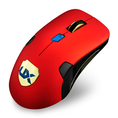 

Excellent thinking T2 rechargeable colorful glare wireless mouse low power saving energy saving office desktop laptop gaming mouse squat black
