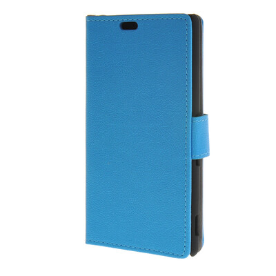

MOONCASE Simple Leather Flip Wallet Card Slot Stand Back чехол для Sony Xperia M4 AQUA Blue