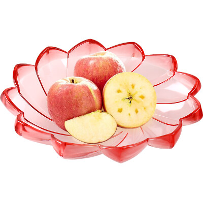 

[Jingdong supermarket] three beautiful guru large whirlwind fruit plate dry fruit plate 6732 color random