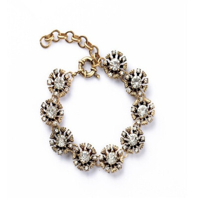 

Aiyaya Fashion Jewelry Snowflake Round-cut High Quality Crystal Bracelets&Bangles