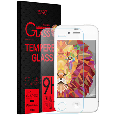 

ESK iPhone4S / 4 стали мембраны Apple, 4S / 4 доказательство стеклянной пленки HD телефон защитная пленка JM123