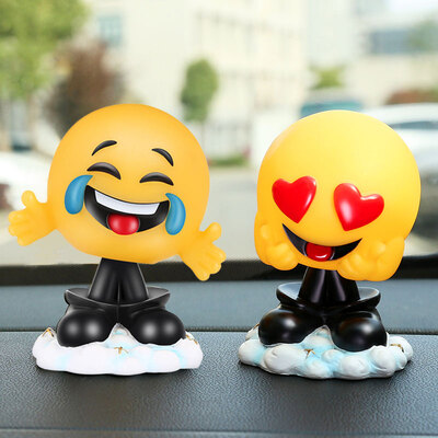 

Guangyin car ornaments shaking head car accessories car interior decoration car supplies cartoon expression pack two