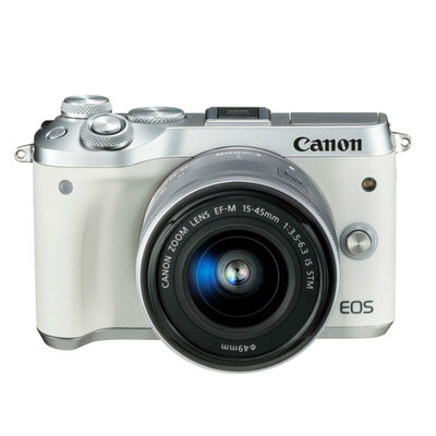 

Canon EOS M6 15-45 white kit 24 million pixel touch flip LCD full-pixel dual-core focus