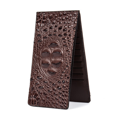 

DANJUE Genuine Leather Daily Man Clutches Bag High Quality Men Wallet Large Capacity Business Casual Bag Alligator Pattern