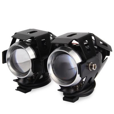 

2PCS U5 Motorcycle 12V LED Headlight Laser Cannon Waterproof High Power Spot Light