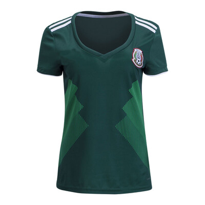 

World Cup 2018 Russia France Mexico Woman Soccer Jersey Home Away Short Sleeve Shirt Fan Version T Shirt Female Jersey