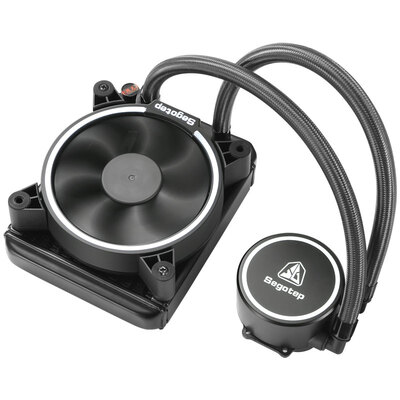 

Xingu Segotep ice cool 240 luminous water cooled CPU radiator white light fan integrated 240 cold row 8 motor multi-platform buckle 5 years warranty service