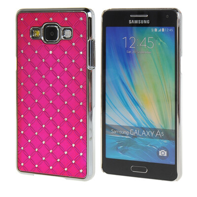 

MOONCASE Galsxy А5 Футляр Роскошные Chrome горный хрусталь Bling Звезда задняя крышка чехол для Samsung Galsxy А5 ярко-розовый