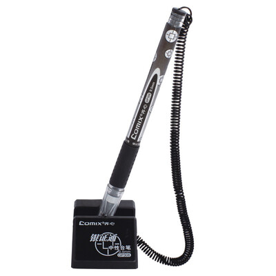 

Comix 05mm black durable neutral desk pen counter stickers desktop pen office stationery GP308