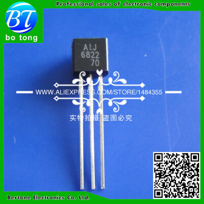 

Free Shipping 100pcslot ALJ6822 6822 TO-92 Transistor