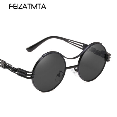 

Солнцезащитные очки FEIZATMTA Женщины Vintage Retro Gothicn Steampunk Солнцезащитные очки Металлическая рама для дамских очков UV400 Oculos gafas de sol