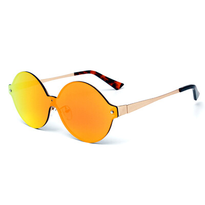 

FEIDU Brand Vintage Rinless Sunglasses Women Fashion Metal Coating Mirror Sun Glasses For Women Oculos De Sol Feminino
