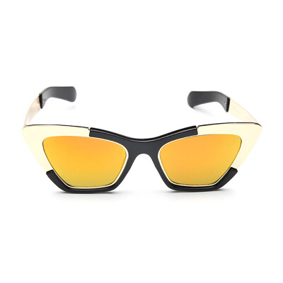 

FEIDU 2016 New Metal Frame Dita Sexy Cat Eye Sunglasses for Women Coating Brand Vintage Sun Glasses oculos de grau femininos
