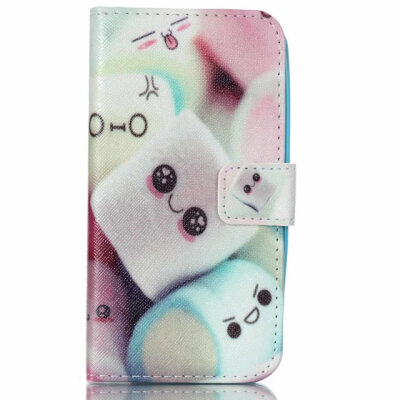 

MITI Cute Cartoon Painting love flower Wallet Case For Samsung GALAXY J2 J200 J200F cell phone case for J2