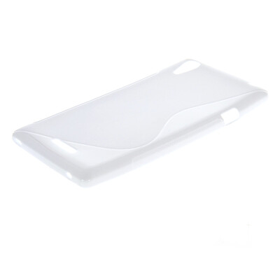 

MOONCASE S-Line Soft Flexible Silicone Gel TPU Skin Shell Back чехол для Sony Xperia T3 D5103 D5106 White